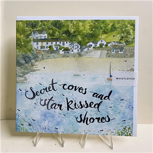 Whistlefish Greeting Card Star Kissed Shore 16x16cm